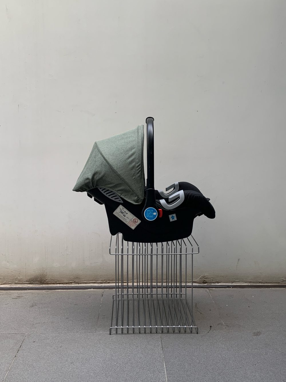 Nôi ôtô sơ sinh Zaracos Intel 2646 màu Green (0-12 tháng) - Ảnh 2