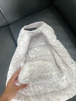 Ủ kén sơ sinh địu Ergobaby màu trắng hoạ tiết 0m+ ( no box) - Ảnh 9