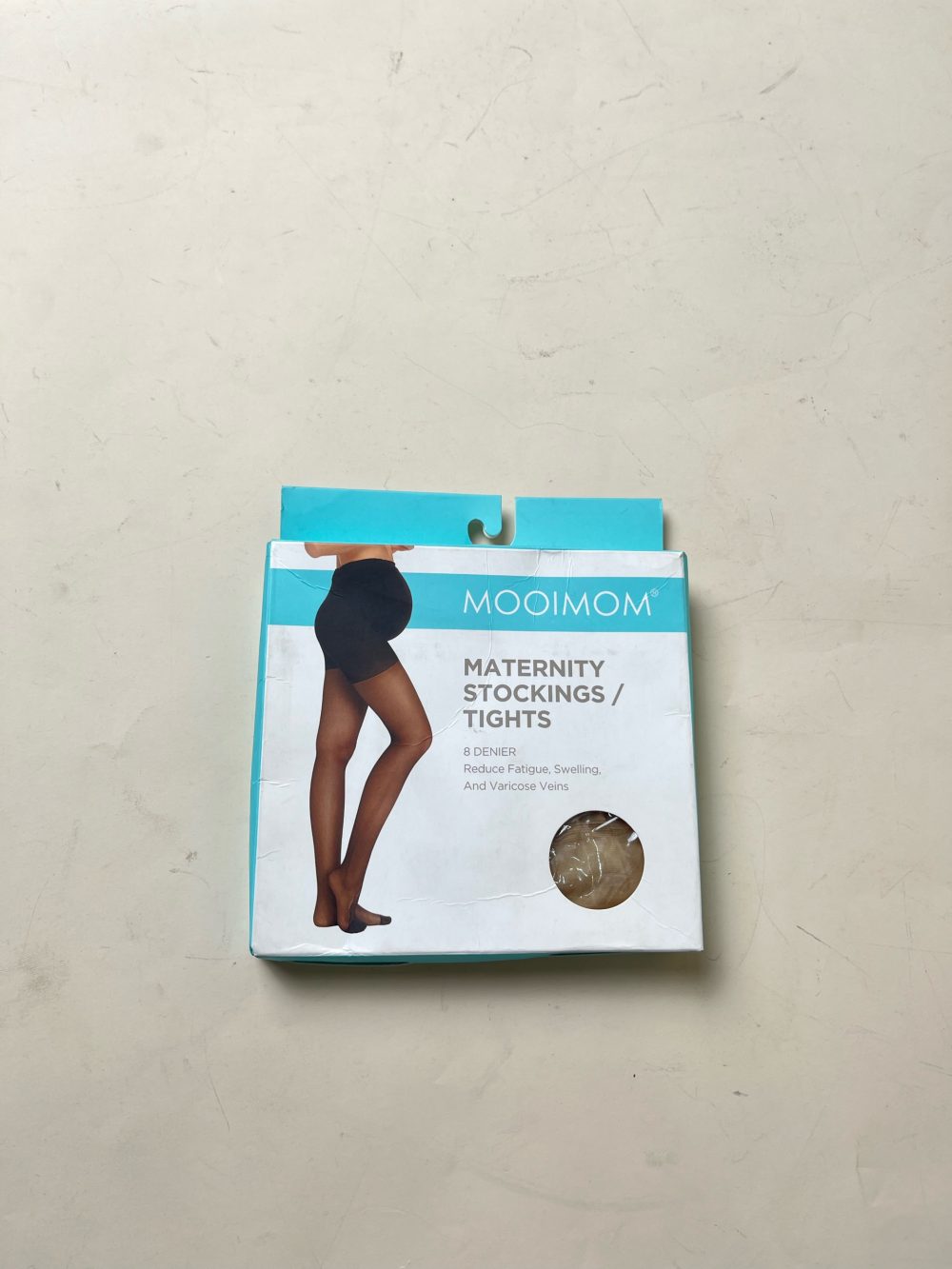 Quần tất cho mẹ bầu siêu mỏng 8D Mooimom ( full box) - Ảnh 4