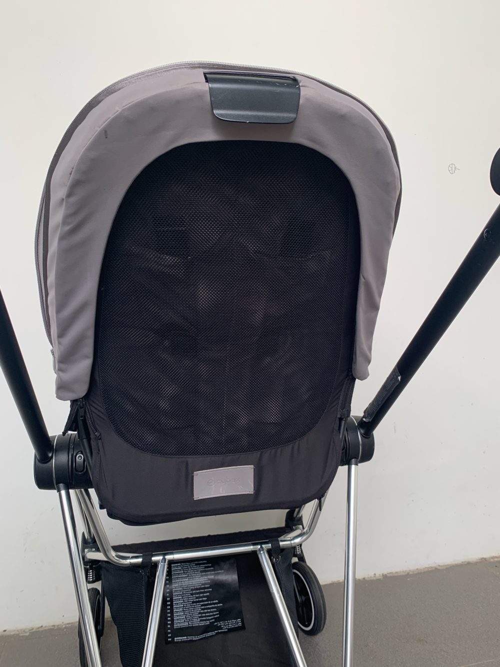 Xe đẩy Cybex mios 2 màu xám khung bạc - Ảnh 20