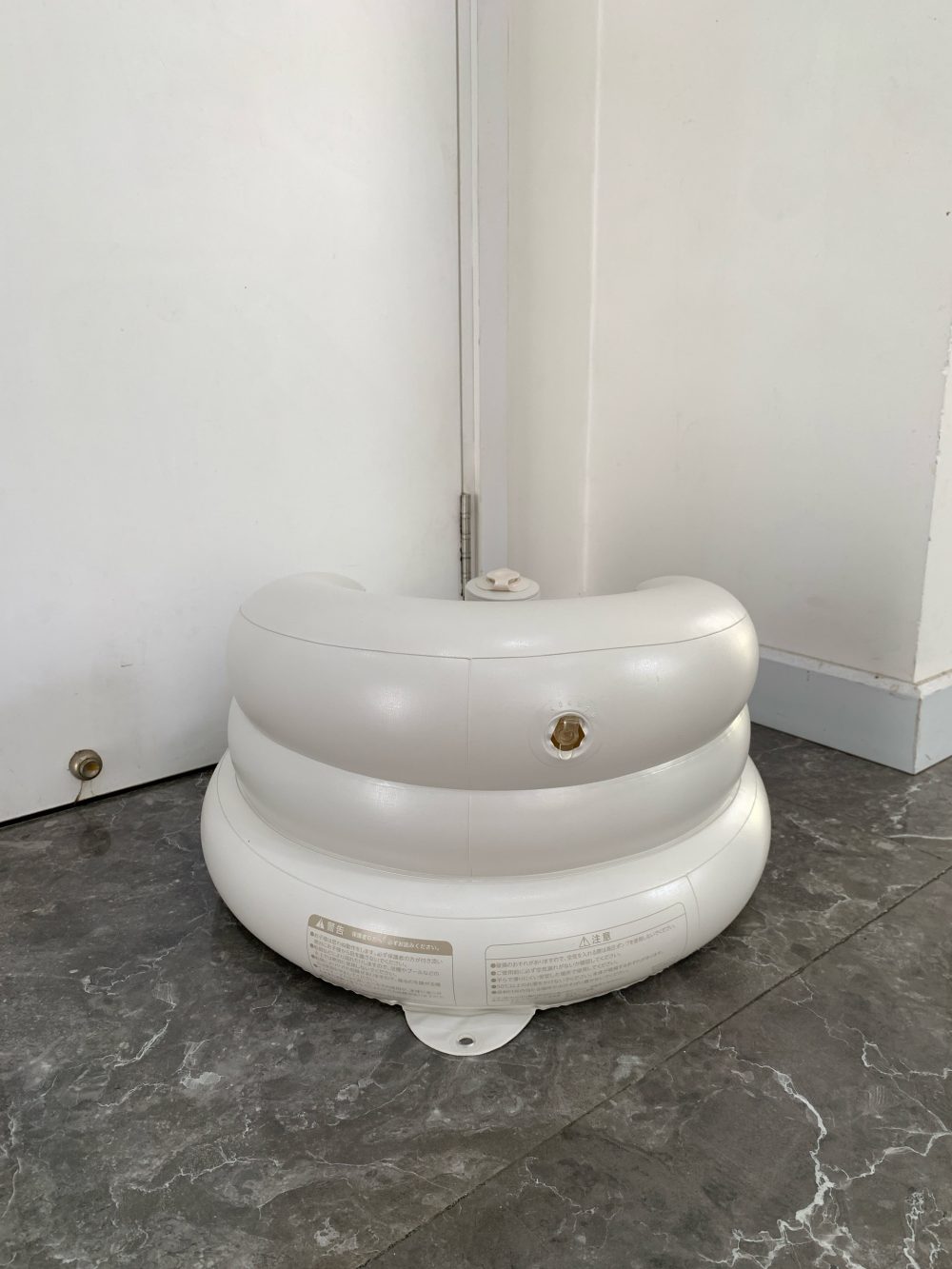 Ghế hơi tập ngồi Richell kiểu màu xám - Ảnh 8