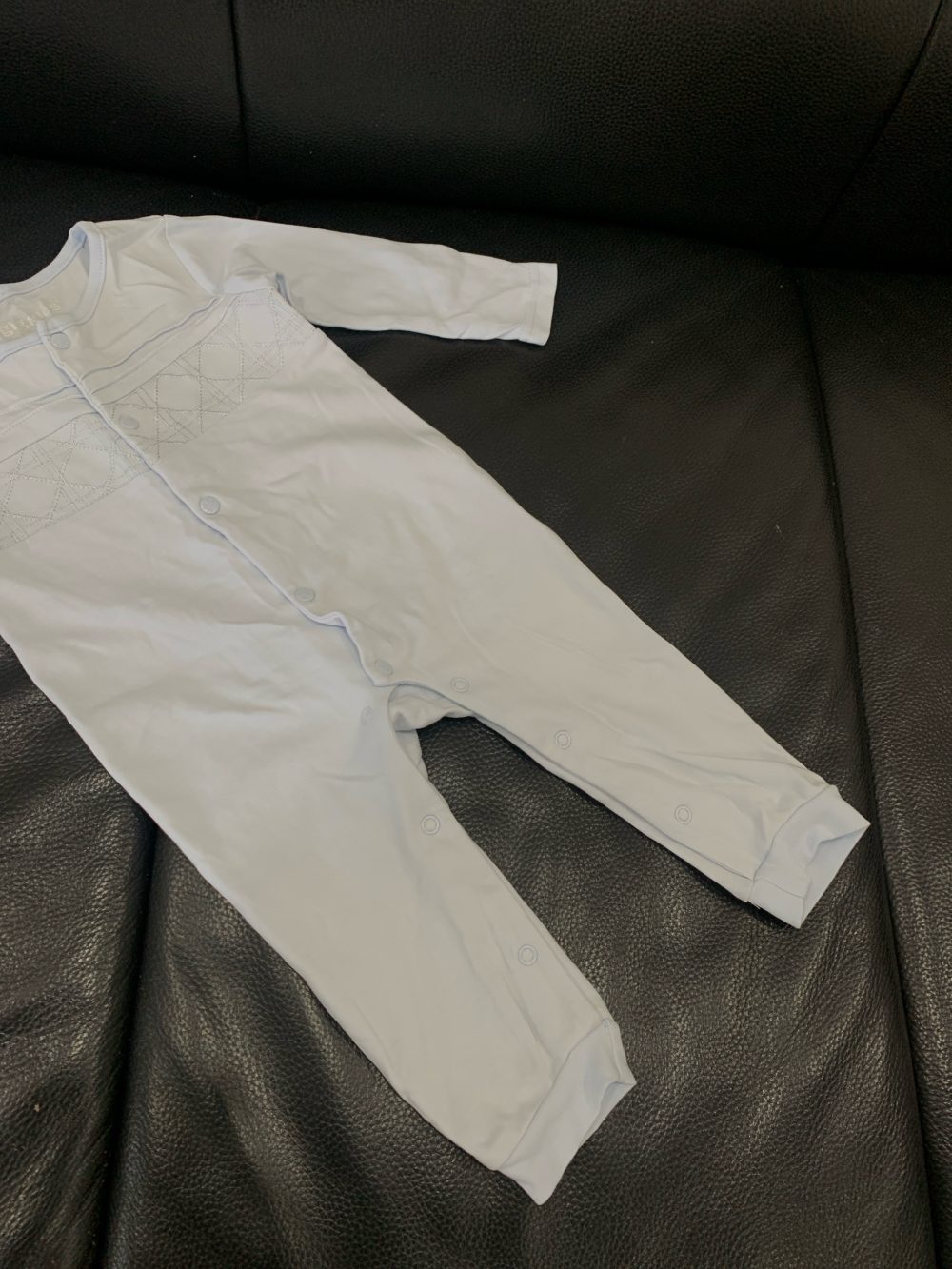 Set 3 bộ sleepsuit mix brand Giggles và Nous màu hồng, trắng, xanh ( size: 3/6m) - Ảnh 12