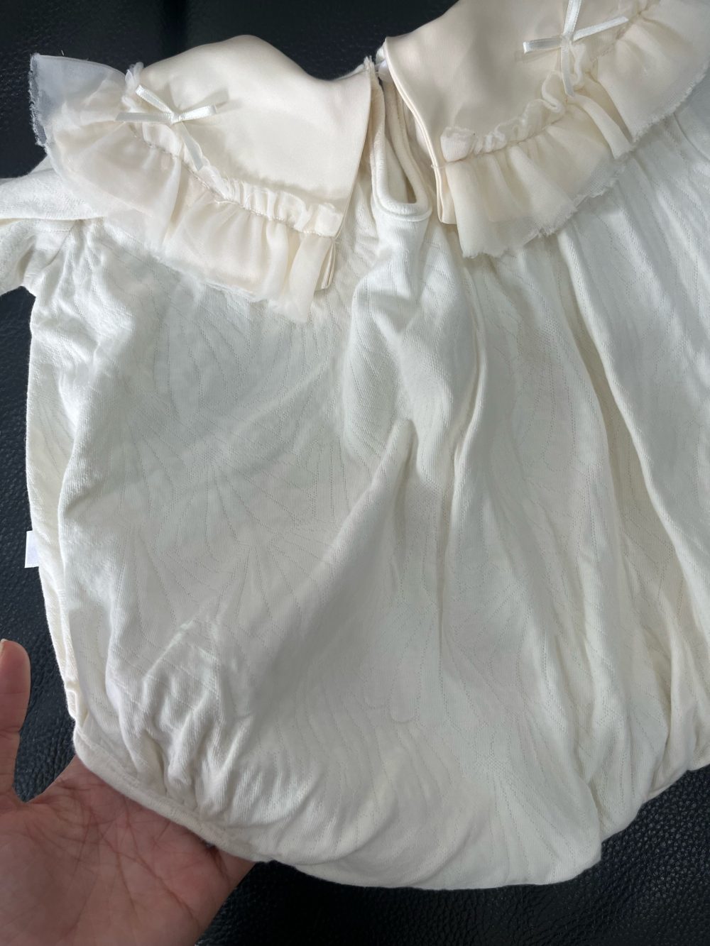 Set 2 bộ bodysuit và váy xoè tầng mix brand màu kem/trắng( size: 3/6m) - Ảnh 14