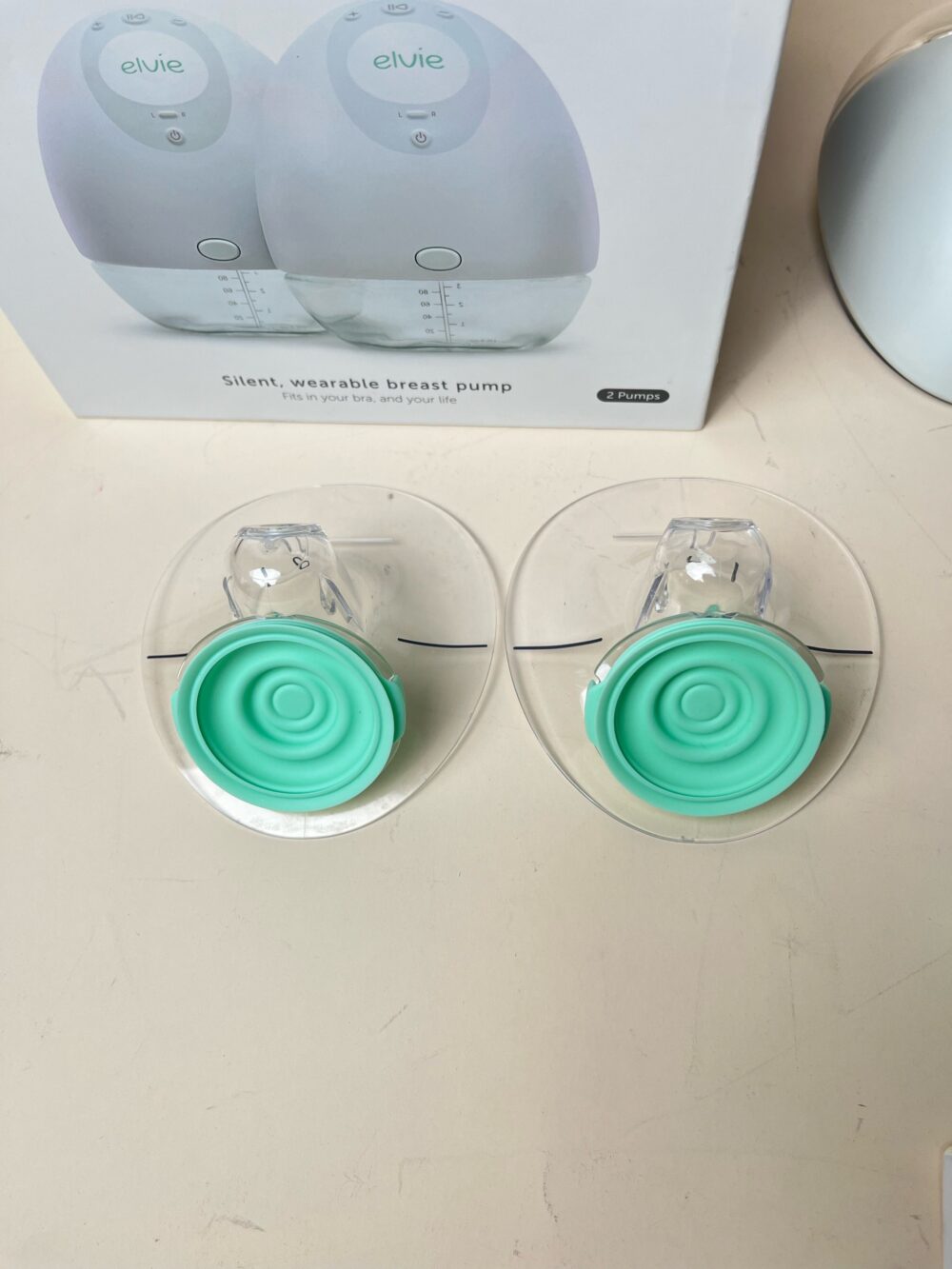 Máy hút sữa điện đôi rảnh tay Elvie Pump (full box) - Ảnh 2