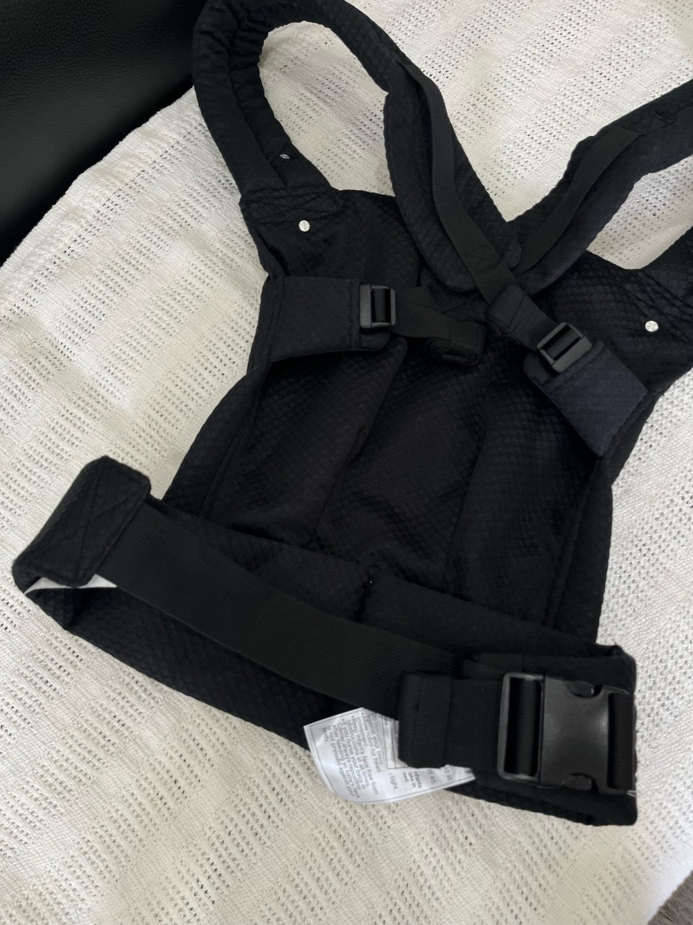 Địu Momcozy lưới thoáng khí màu đen (size: 3kg->20kg) - Ảnh 8