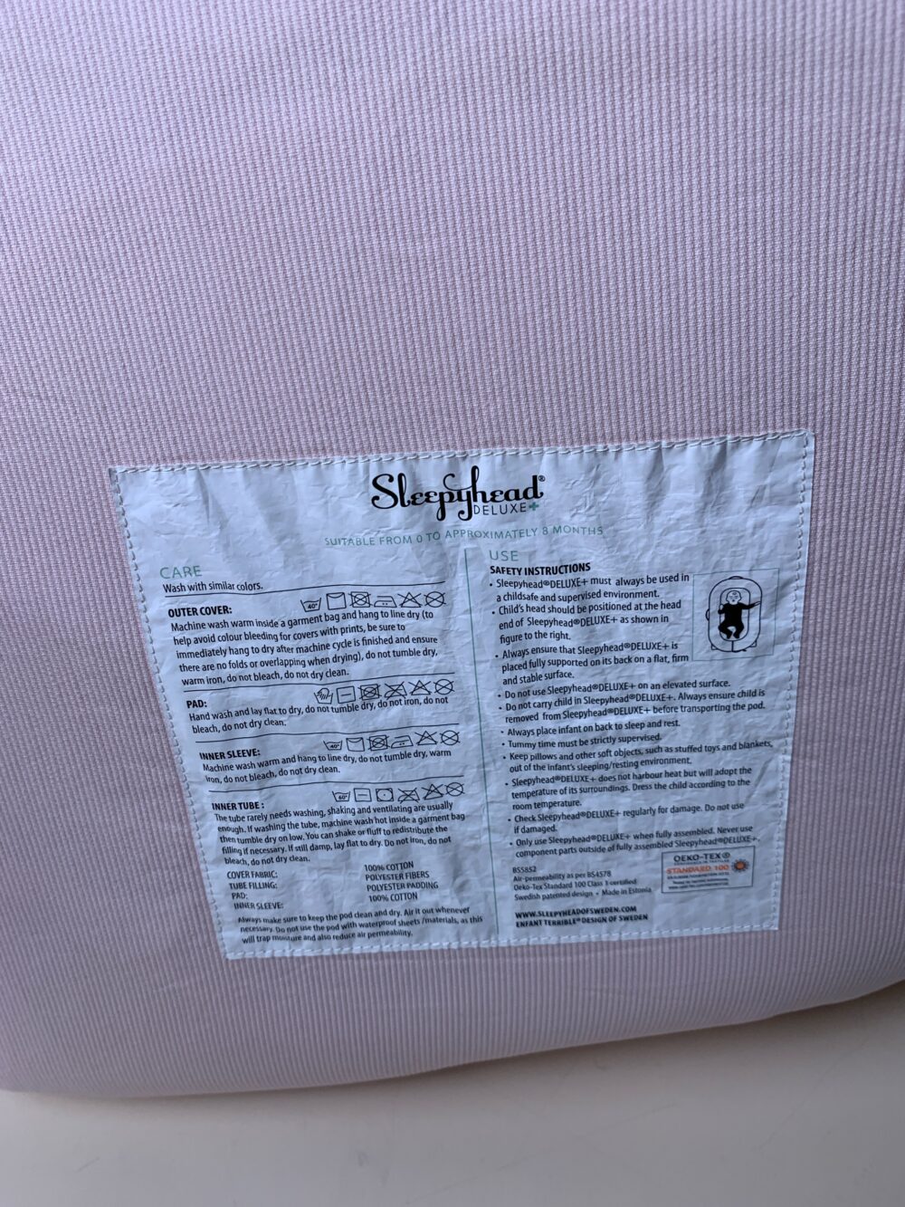 Nệm ngủ chung giường Sleepyhead Deluxe+ Mothercare (sơ sinh -> 8m) - Ảnh 7