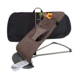 Ghế rung BabyBjorn vải mesh màu brown (kèm thanh đồ chơi, còn túi vải đựng bảo quản)