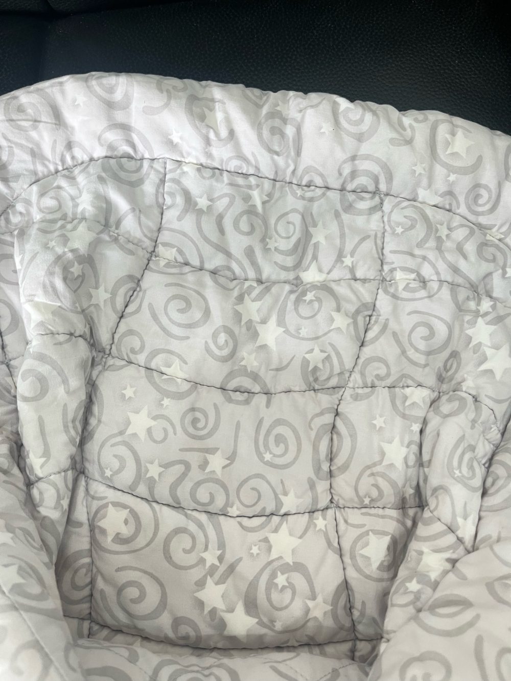 Ủ kén sơ sinh địu Ergobaby màu trắng hoạ tiết 0m+ ( no box) - Ảnh 6