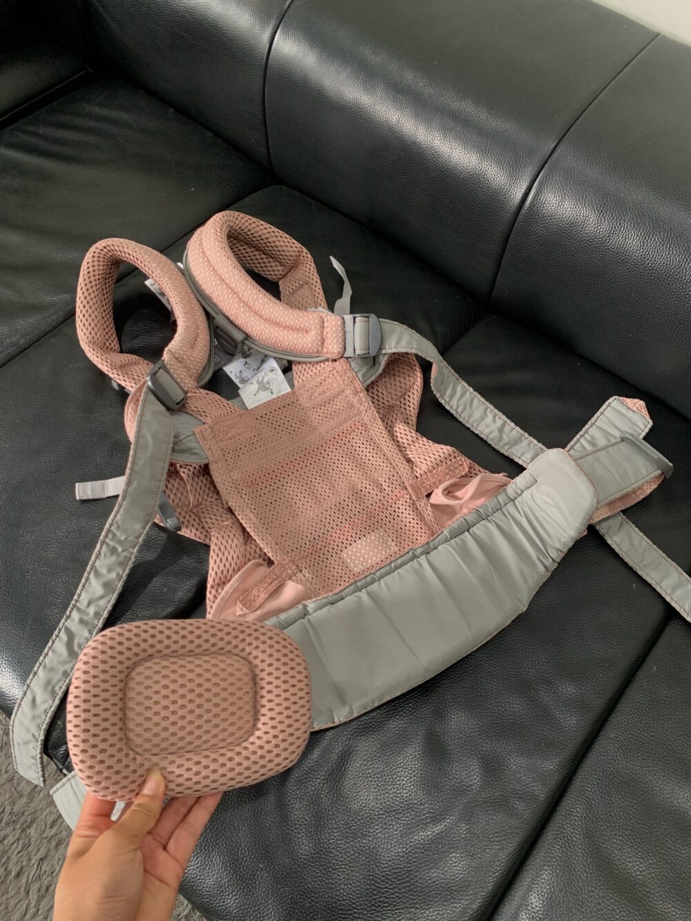 Địu Baby Bjorn Harmony màu hồng (3,2kg/15kg) - Ảnh 8