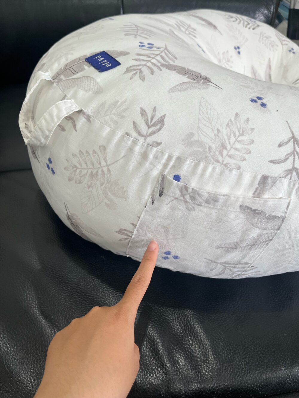 Gối chống trào ngược Elava, bông Huvis kháng khuẩn (size: 0m+) - Ảnh 3