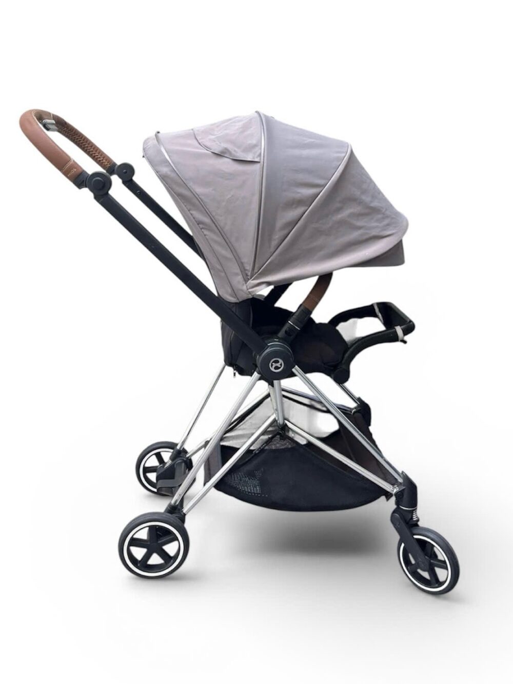 9d417e122bad4d829536a4ca0c8dacb0 Xe đẩy Mios 2 màu xám be khung bạc (0-22kg) - Ảnh 1