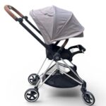 Xe đẩy Mios 2 màu xám be khung bạc (0-22kg)