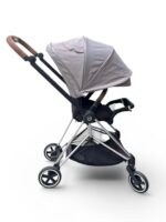 Xe đẩy Mios 2 màu xám be khung bạc (0-22kg)