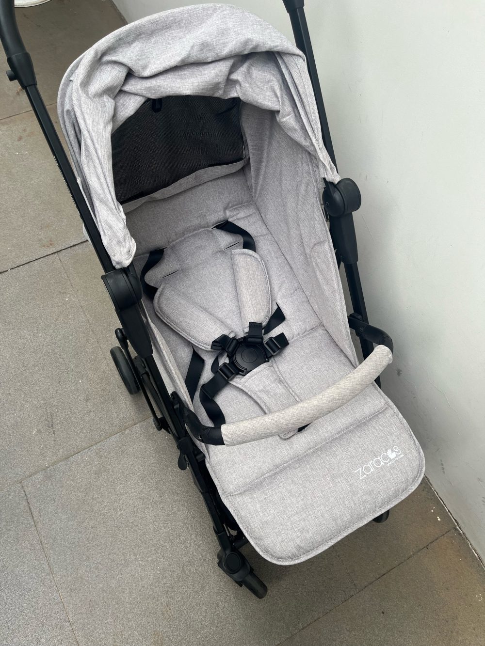 Xe đẩy Zaracos Norio 9026 gấp gọn (màu xám) - cho bé từ sơ sinh -> 15kg - Ảnh 6