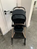 Xe đẩy Cybex mios 2 (đen khung rose gold) kèm bọc tay nắm & cup holder cybex - Ảnh 9