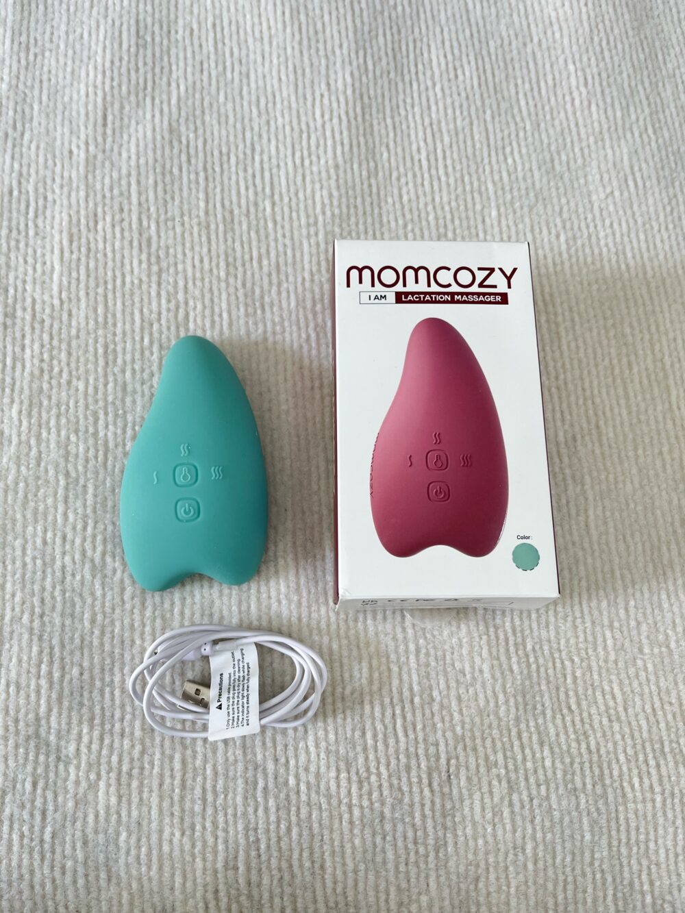 Máy massage ngực Momcozy màu xanh (máy đơn) fullbox - Ảnh 4