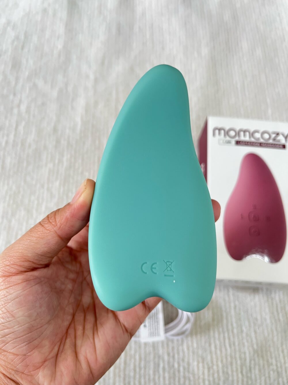 Máy massage ngực Momcozy màu xanh (máy đơn) fullbox - Ảnh 3