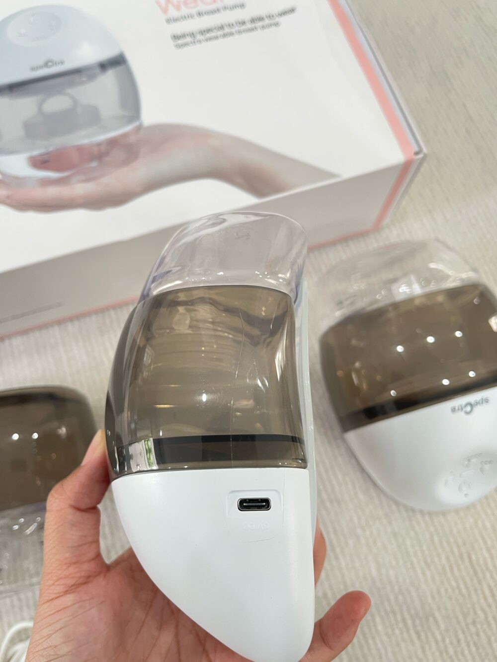 Bộ 2 máy hút sữa không dây Spectra Wearable( full box) - Ảnh 7