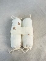 Gối chặn chống giật mình Mochee tổ ong thêu gấu vải waffle ( 0m+) - Ảnh 7