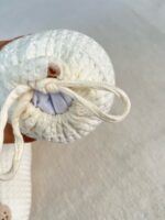 Gối chặn chống giật mình Mochee tổ ong thêu gấu vải waffle ( 0m+) - Ảnh 8