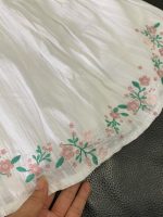 Set 2 đầm xoè hoạ tiết hoa, nơ mix brand Mothercare màu trắng, kem (size:1/3M) - Ảnh 9