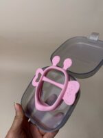 Gặm nướu silicone Mamastem Jem Jem màu hồng (kèm hộp bảo quản) - Ảnh 4