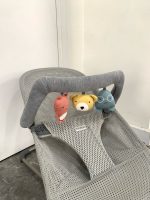 Ghế rung BabyBjorn vải mesh màu xám & thanh đồ chơi (no box) - Ảnh 4