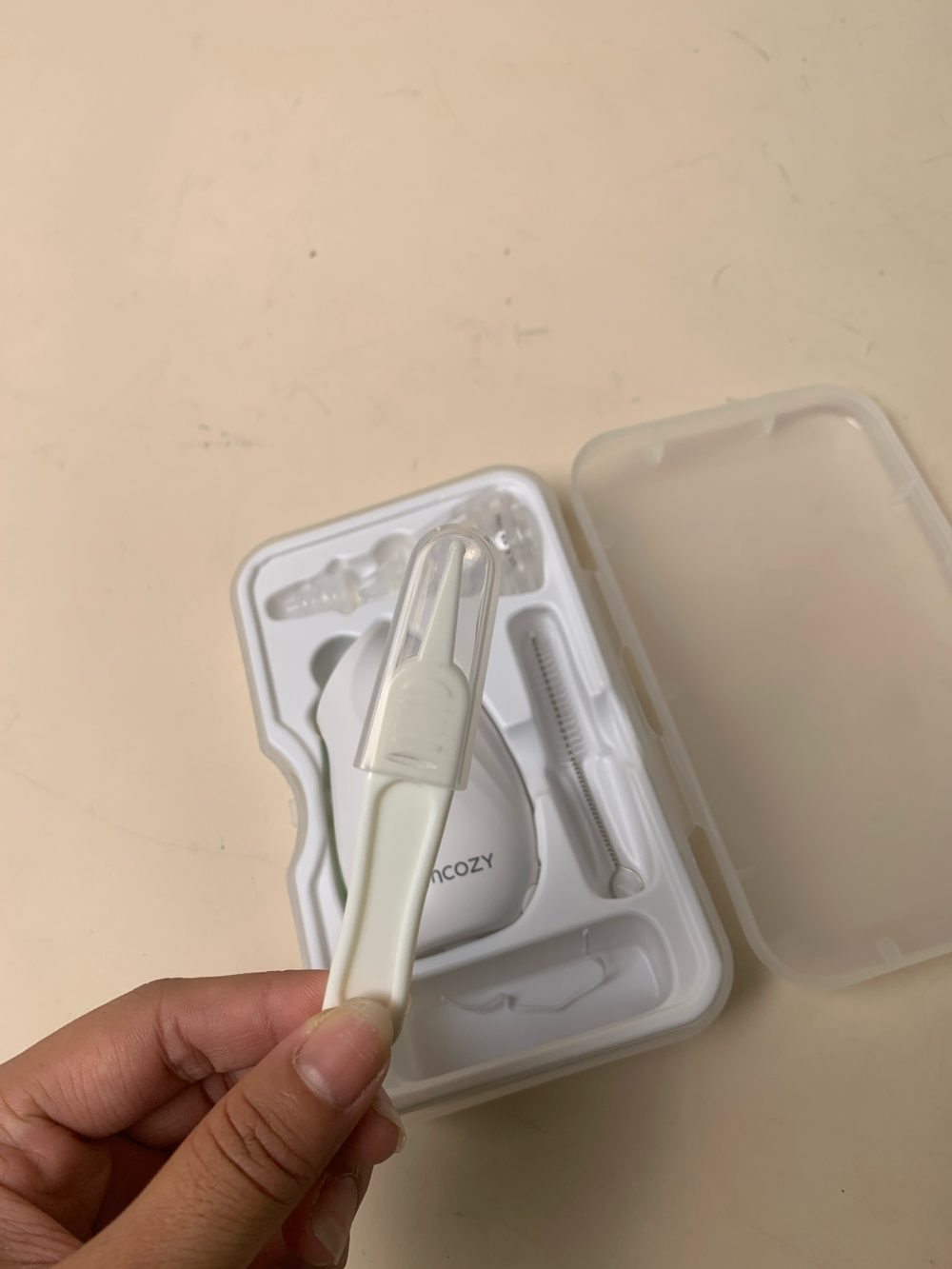 Máy hút mũi Momcozy bằng điện, có nhạc cho bé - Ảnh 9