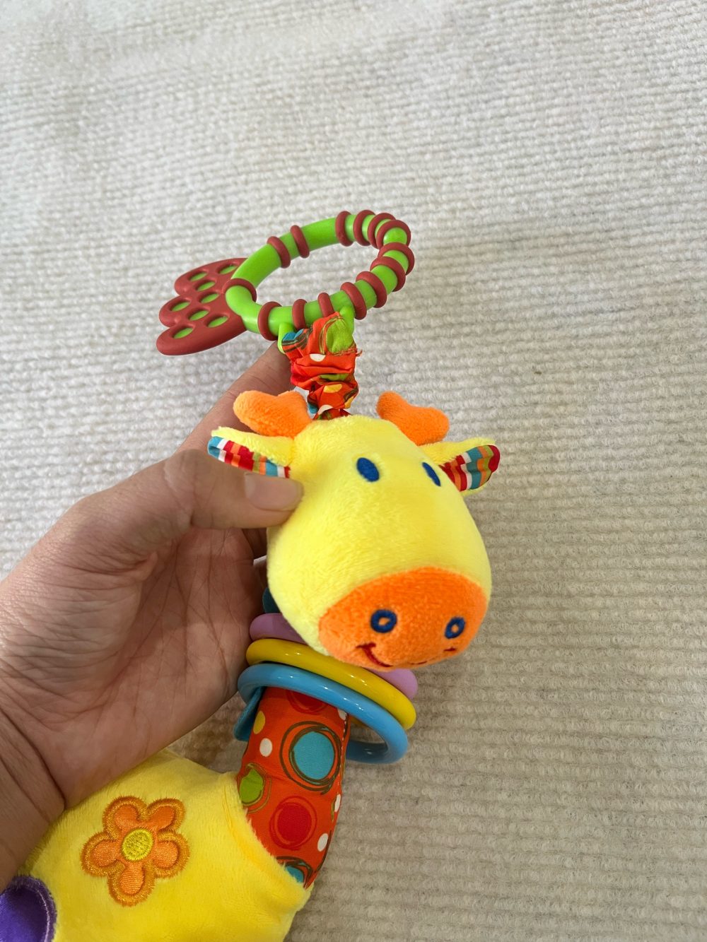 Lục lạc treo nôi con hươu cao cổ Happy Monkey - Ảnh 5