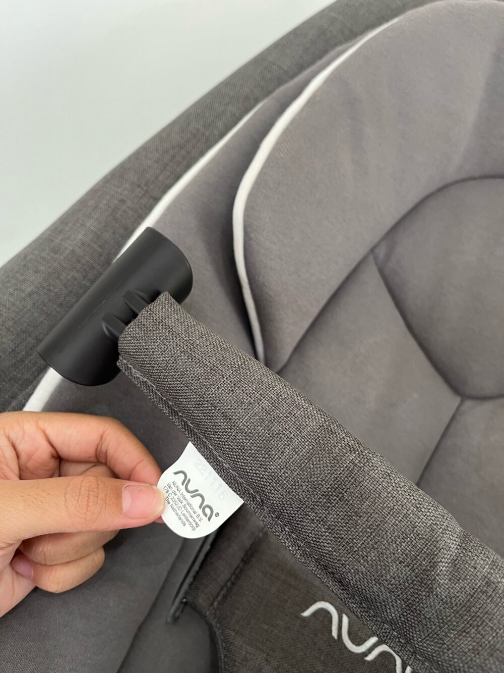 Nôi Nuna Leaf Grow Bouncer màu granite( 0m+) - Ảnh 11