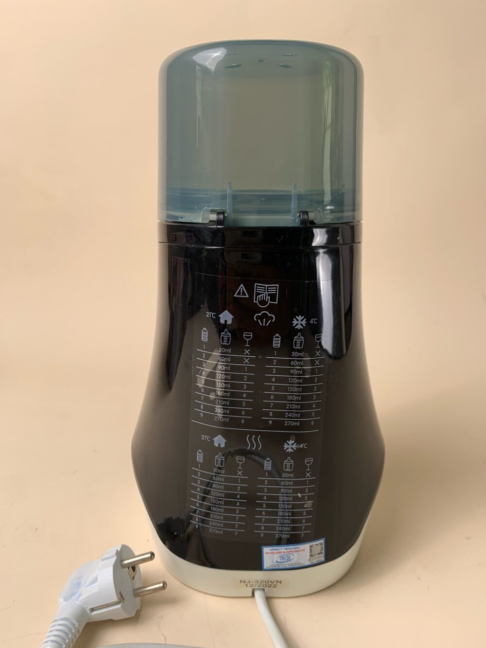 Máy hâm sữa Baby Brezza (bản màu đen ko bluetooth) - fullbox - Ảnh 9