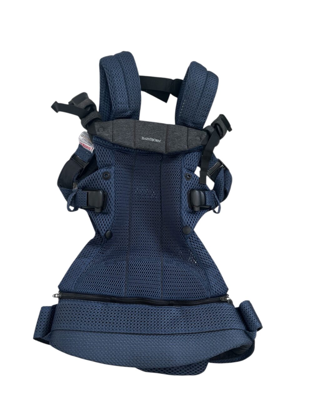 a654b7188edc4c05b349cba55abad0ea Địu BabyBjorn Harmony xanh Navy - size sơ sinh 3.2kg → 15kg (no box) - Ảnh 1