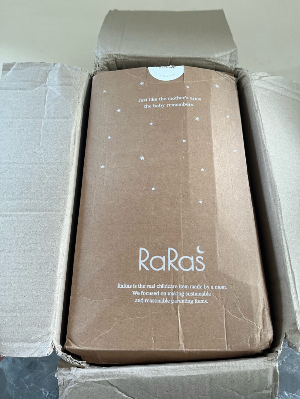 Gối thỏ Raras vải bamboo màu trắng (full 2 box, size: 2m+/2y) - Ảnh 3