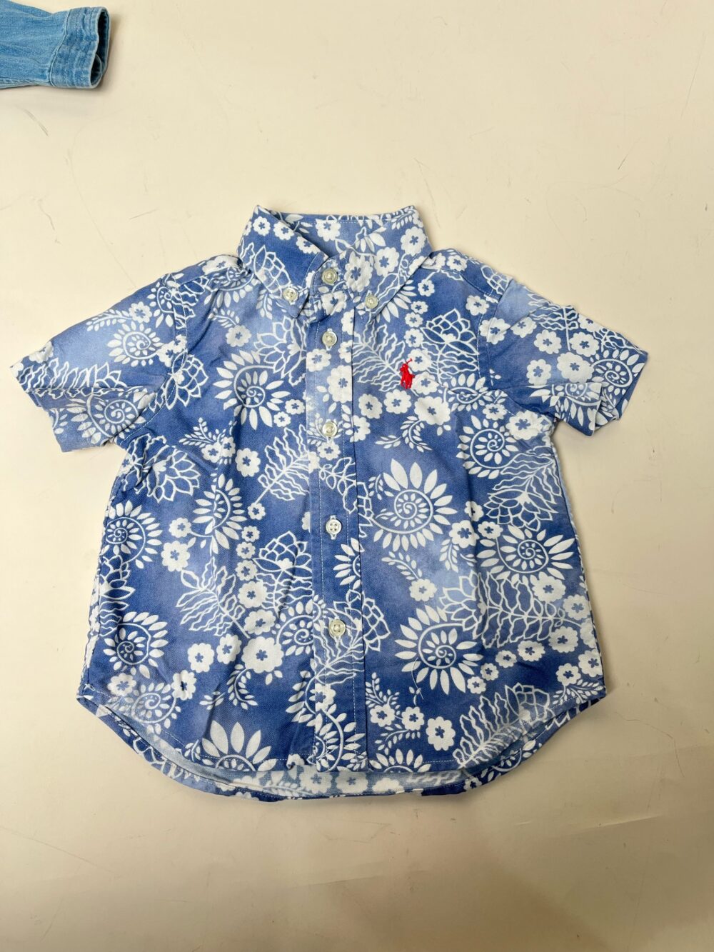 Set 2 áo sơ mi & 1 quần jean Ralph lauren (size: 9m) - Ảnh 9