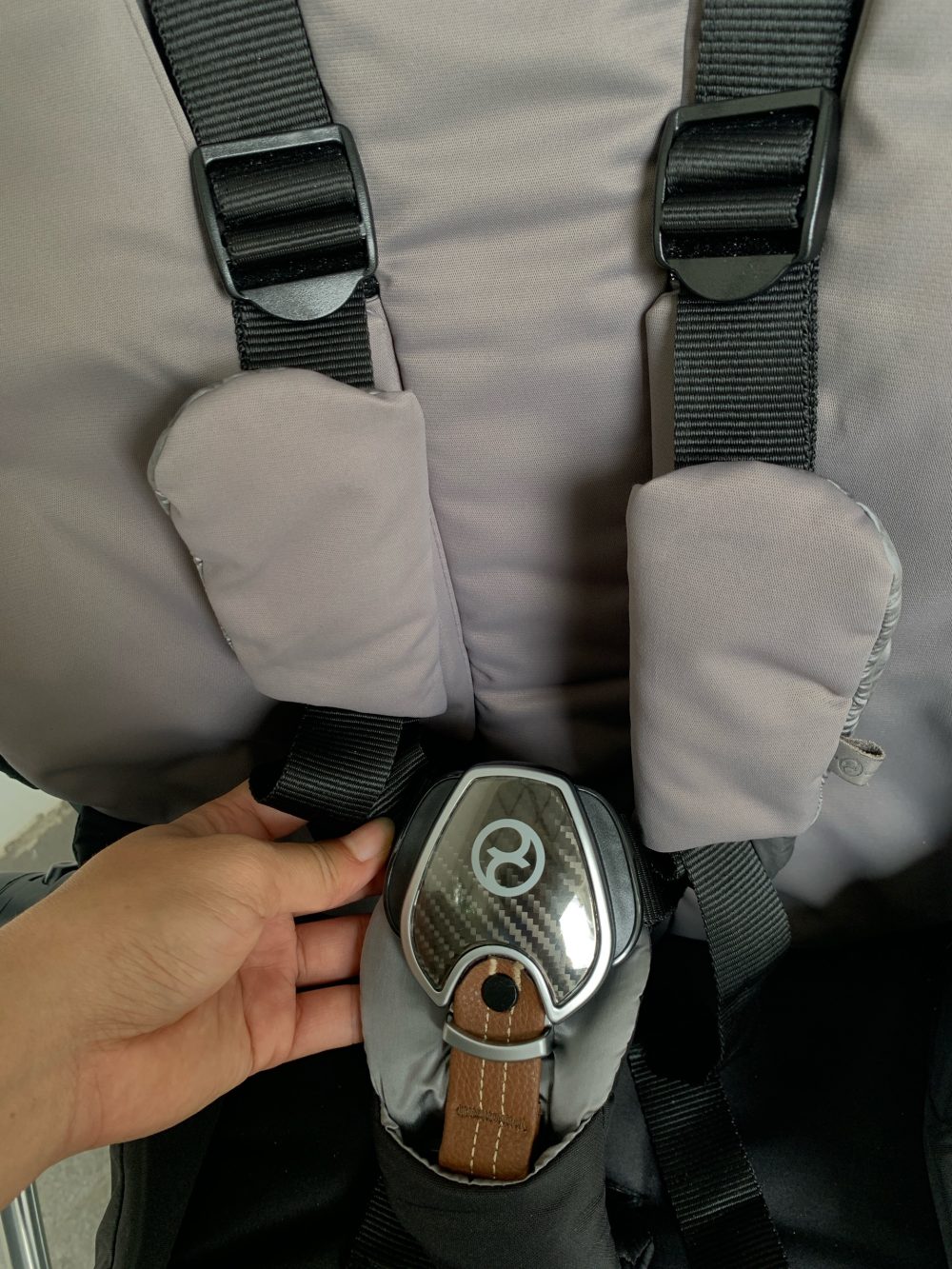 Xe đẩy Cybex mios 2 màu xám khung bạc - Ảnh 16