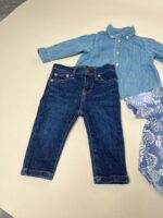 Set 2 áo sơ mi & 1 quần jean Ralph lauren (size: 9m) - Ảnh 7