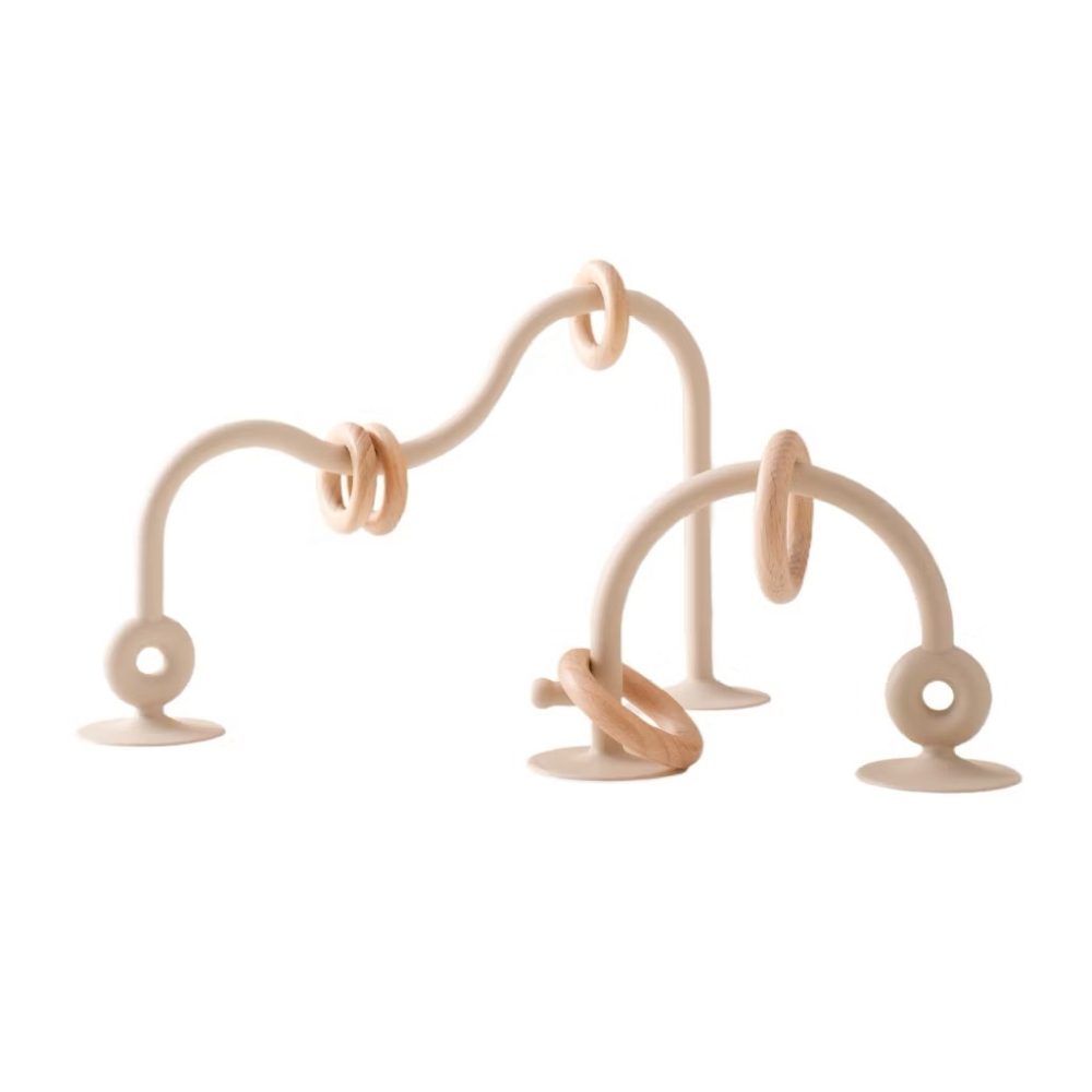 Set 2 đồ chơi tháp xếp chồng và khối gỗ mê cung 2 vòng mix brand - Ảnh 3