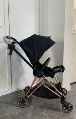 Xe đẩy Cybex mios 2 (đen khung rose gold) kèm bọc tay nắm & cup holder cybex - Ảnh 2