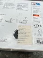 Bồn tắm gấp gọn kèm ghế tựa lưng cho bé có đế chống trượt, Stokke viền màu xanh lá ( full box) - Ảnh 15