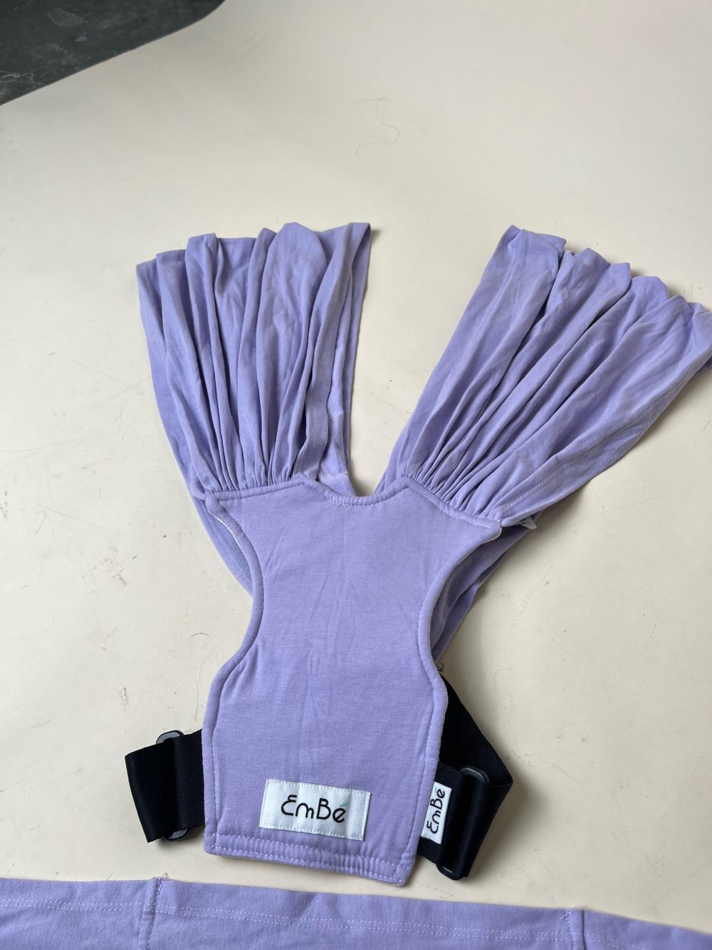 Địu vải Embé Sling size Flex màu tím pastel ( full box) - Ảnh 3