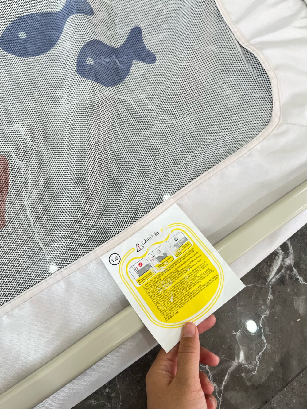 Thanh Chắn Giường Gấp Gọn Pakey (size 1m8) - Ảnh 8