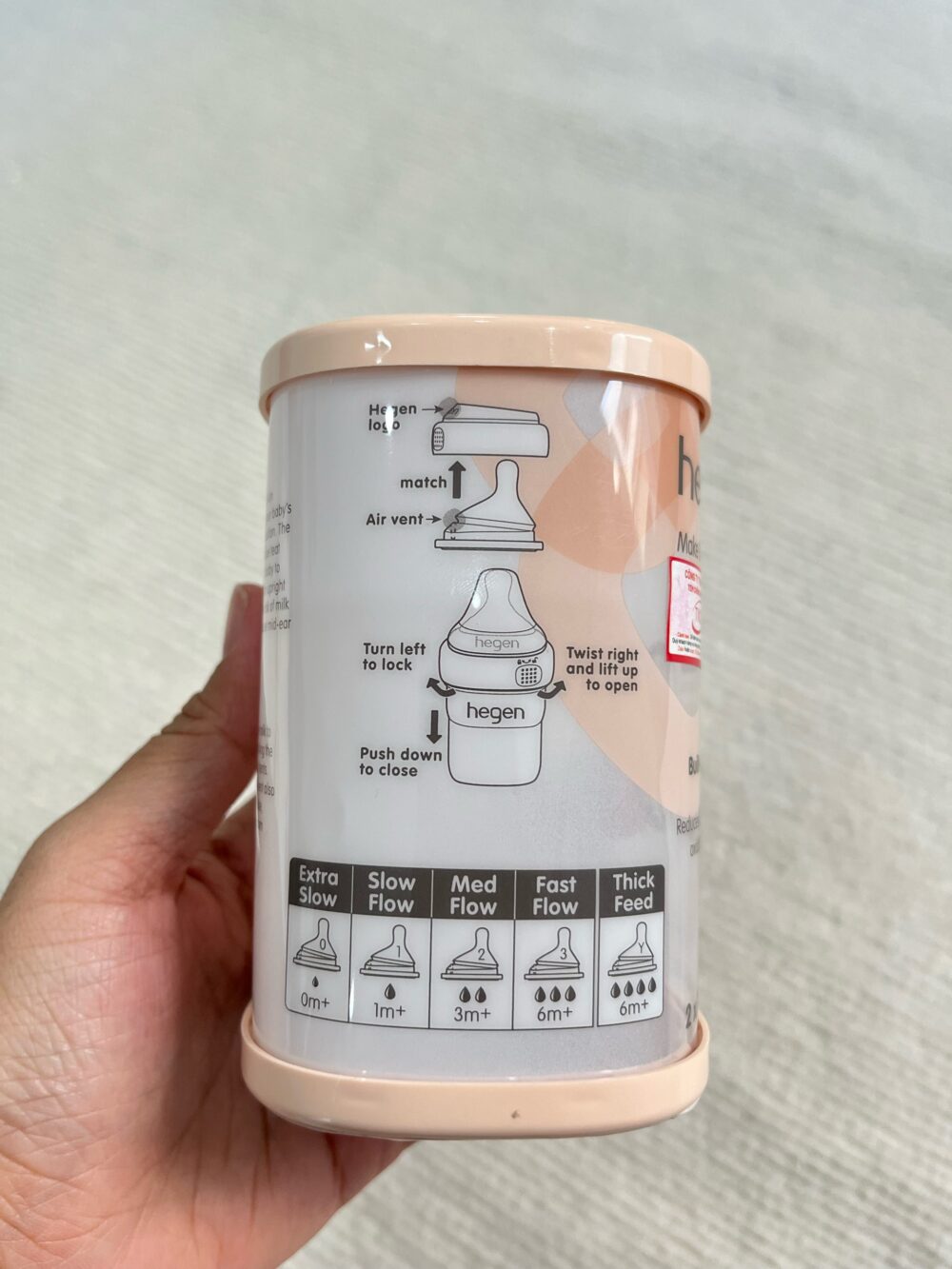 Bộ núm ti Hegen ( size: 6m+) - Ảnh 3