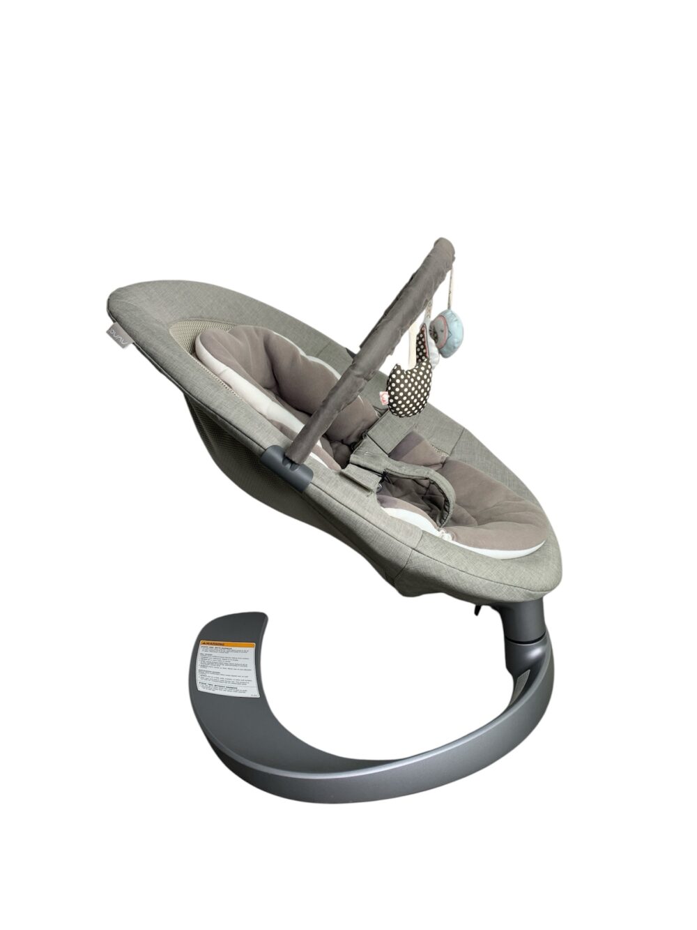 Nôi Nuna leaf grow kèm thanh đồ chơi màu xám (sơ sinh-60kg) - Ảnh 1