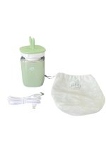 Máy hâm sữa di động Jiffi 3.0 màu xanh kèm cổ hegend ( còn túi đựng)