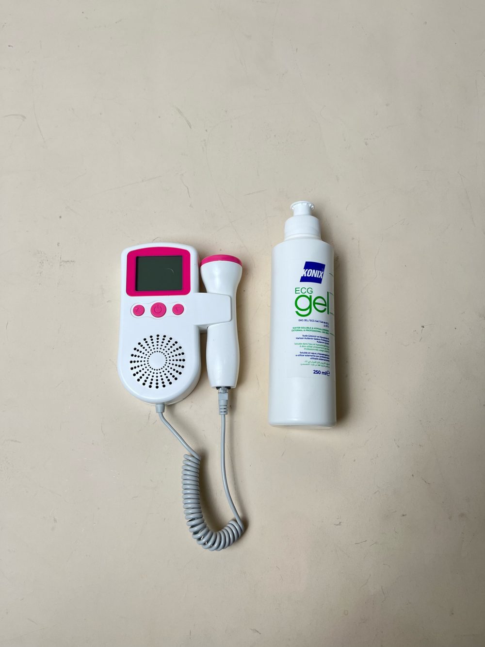 Máy theo dõi tim thai tại nhà Fetal Doppler (Tặng kèm gel ECG) - Ảnh 9