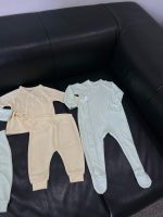 Set 3 bộ bodysuit và sơ sinh dài tay Chaang màu pastel (size: 0m->3m) - Ảnh 5