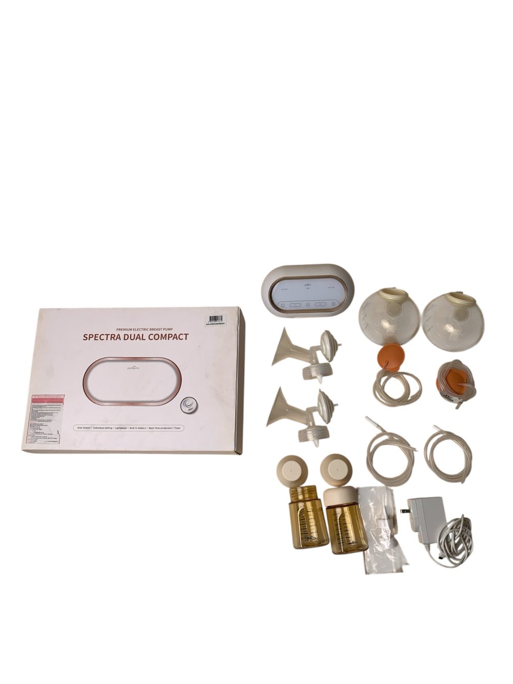 Máy hút sữa Spectra dual compact & bộ cup hút sữa rảnh tay - Ảnh 1