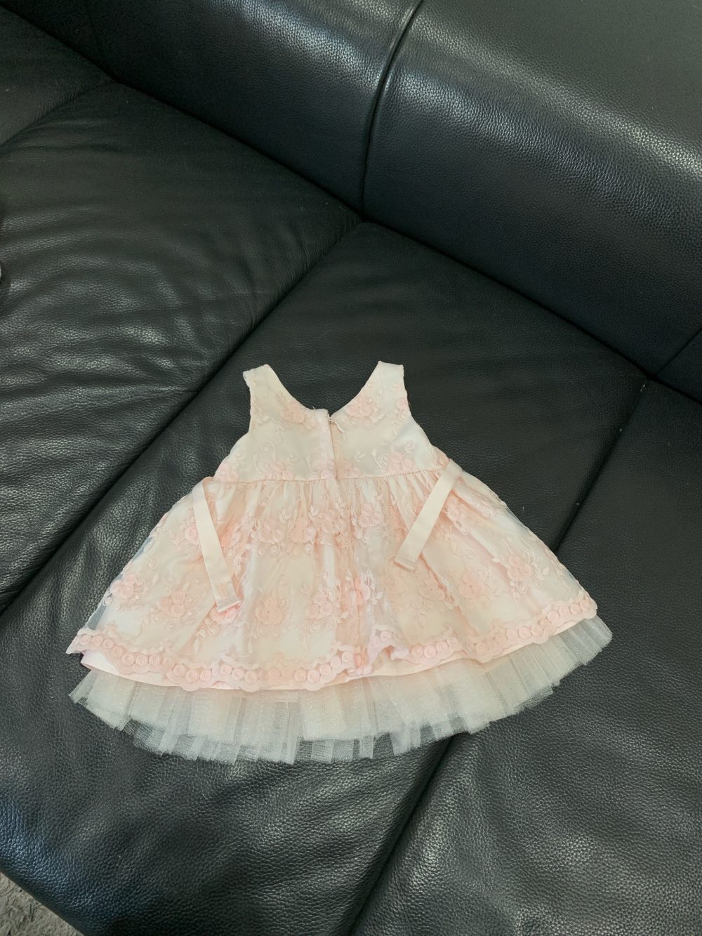 Set đầm xoè công chúa thêu nổi American Princess màu hồng (size:6M) - Ảnh 8