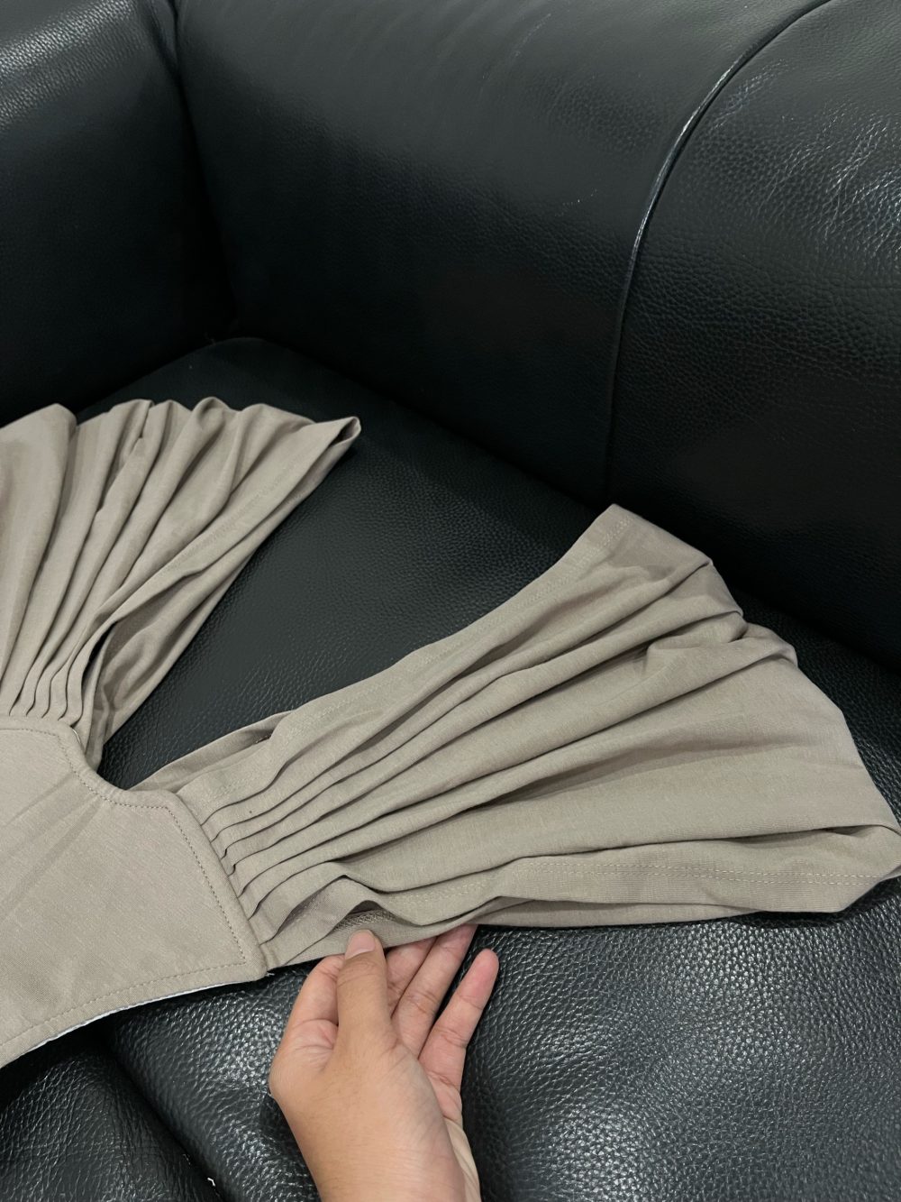 Địu vải EmBé Sling NovaSoft màu mocha 0m->24m (no box) - Ảnh 7