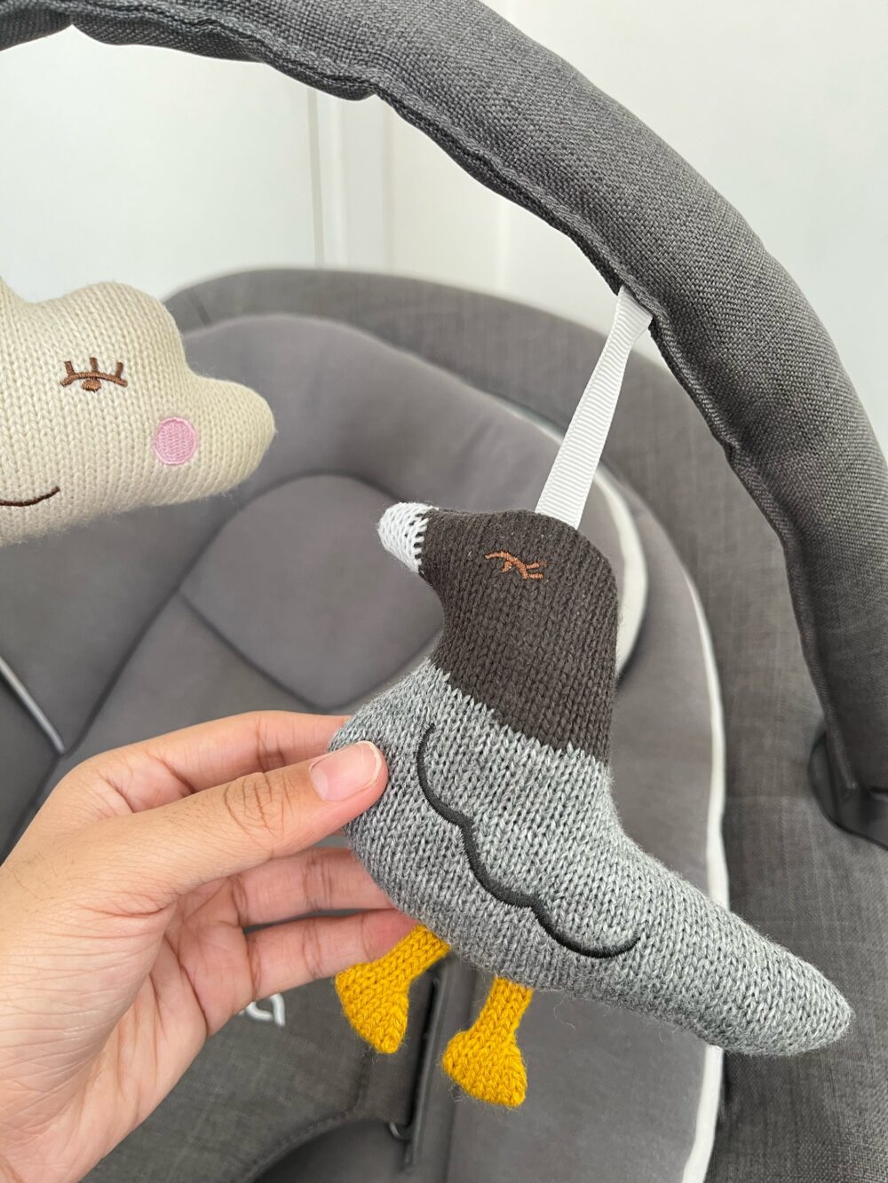 Nôi Nuna Leaf Grow Bouncer màu granite( 0m+) - Ảnh 3